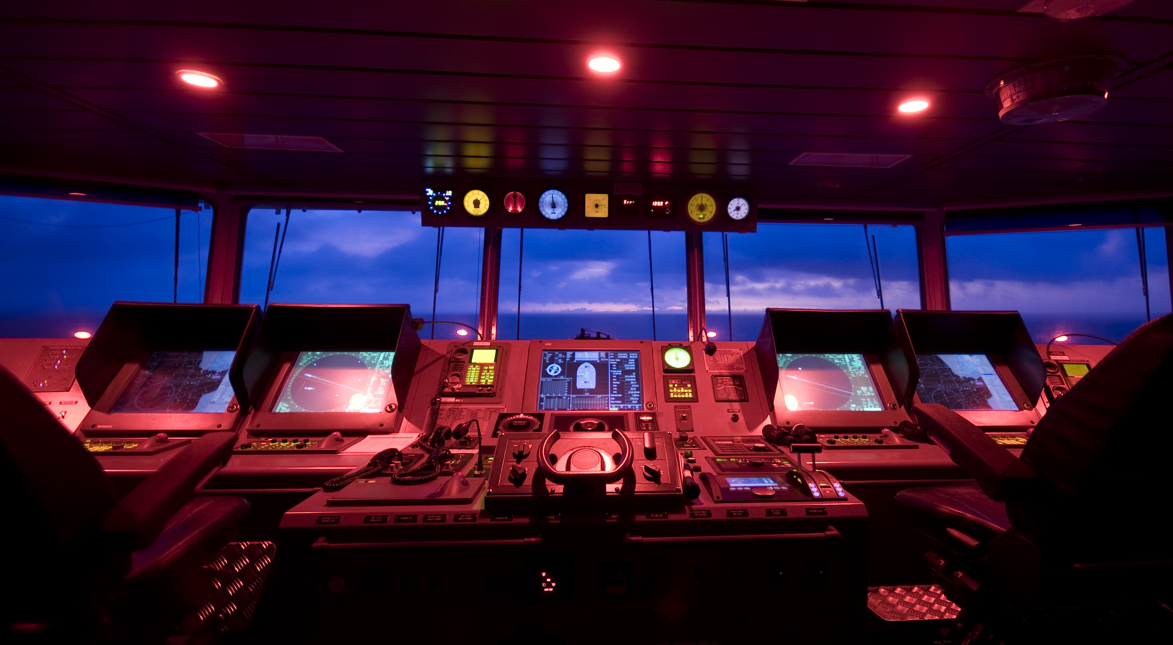 This is the center of command of a ship