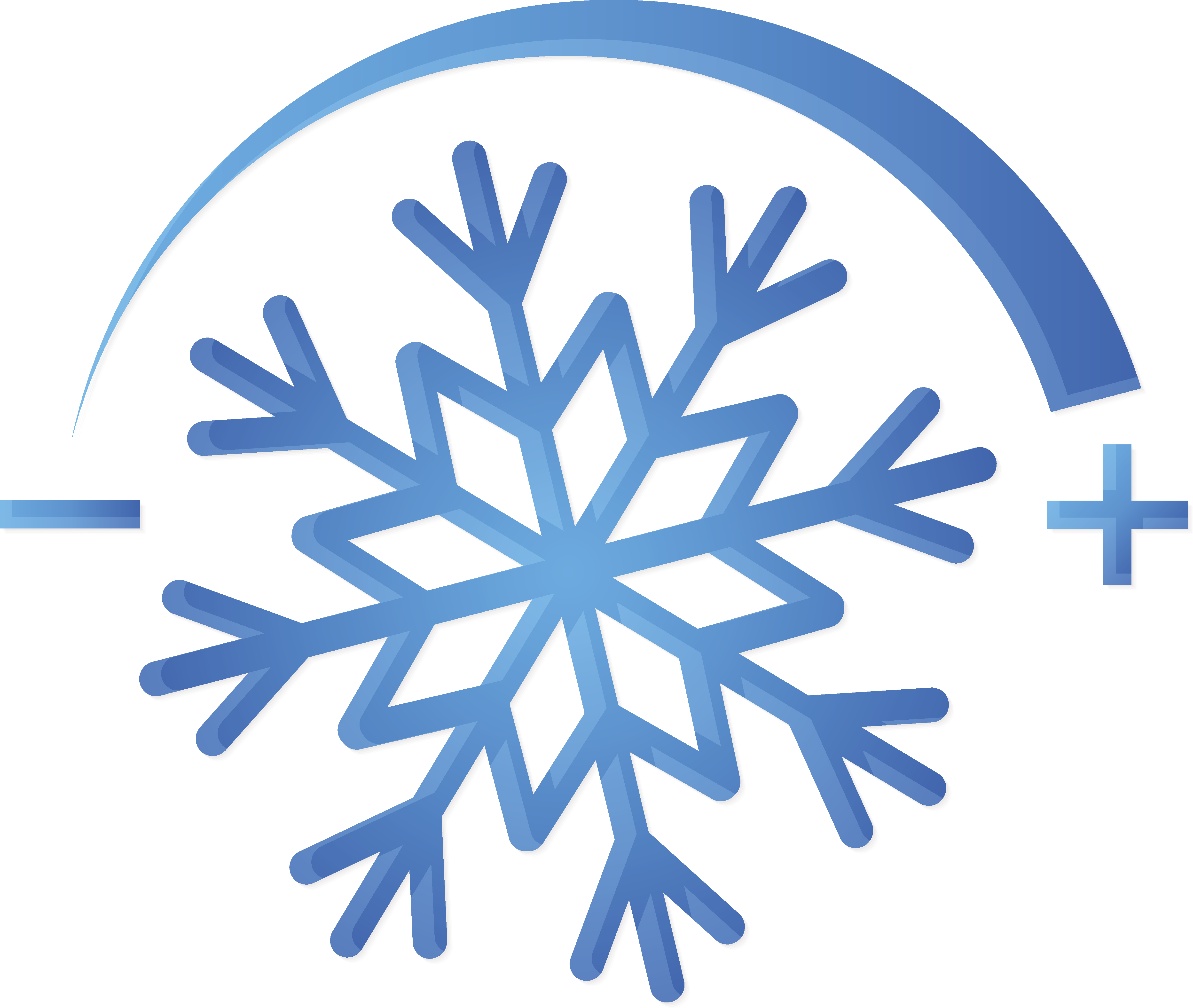 Air conditioner symbol snowflake for vector